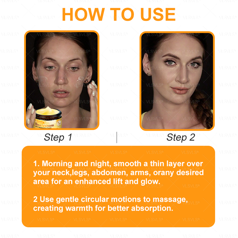 𝙑𝙇𝙎𝙑𝙇𝙎® 𝘽𝙀𝙀 𝙑𝙀𝙉𝙊𝙈 𝑺𝒌𝒊𝒏 𝑹𝒆𝒔𝒕𝒐𝒓𝒂𝒕𝒊𝒐𝒏 𝑪𝒓𝒆𝒂𝒎 –🌺 Anti-aging,Hydrating, Skin Repair, Even Tone, Acne and Dark Spot Treatment, Wart and Mole Removal, Psoriasis Relief