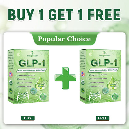 𝐂𝐫𝗮𝐳𝐲𝗟𝗲𝐚𝗳® 𝑆𝑀𝐺𝑇-𝐺𝐿𝑃-1 𝘕𝘢𝘯𝘰 𝘔𝘪𝘤𝘳𝘰𝘯𝘦𝘦𝘥𝘭𝘦 𝘗𝘢𝘵𝘤𝘩 with Collagen & Matrixyl 3000 丨Targets Obesity, Loose Skin, High Blood Pressure, Diabetes, Fatty Liver, Joint Pain, Brain Fog, Low Energy, Body Aches, and More